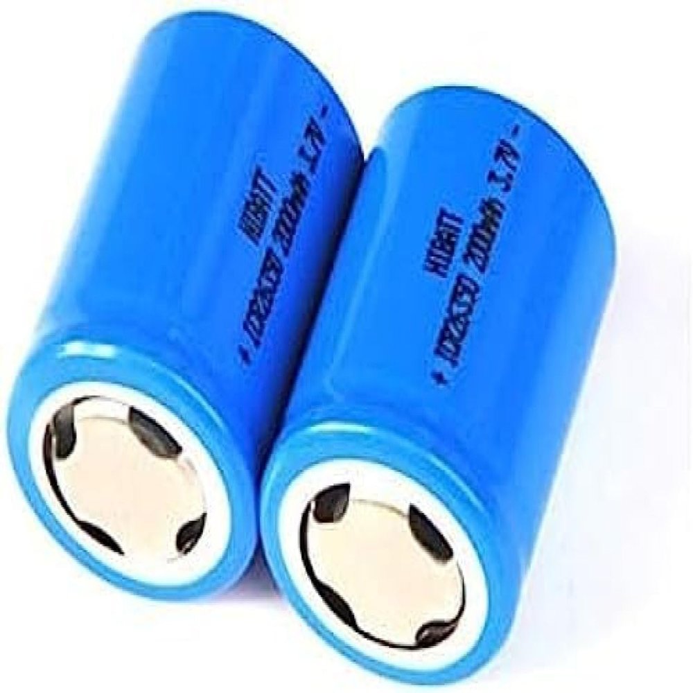 JcaKes Rechargeable BatteryCompatible for 2PCS 3.7V 26350 Rechargeable Ion Battery Icr26350 Li-ion Cell Baterias 2000MAH for Flashlight Electric Razor Shaver