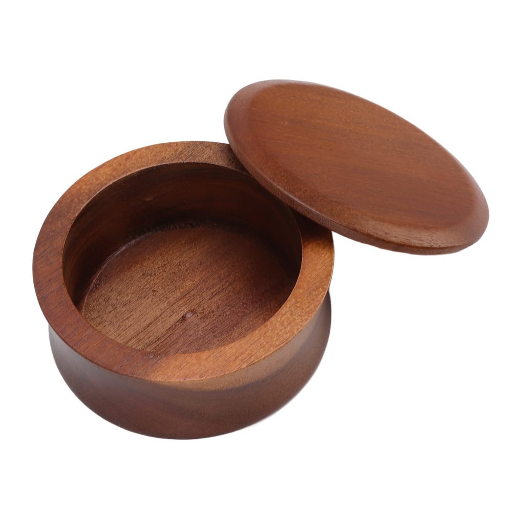 TOPINCN Men Wooden Shaving Brush Bowl Cup Foam Bowl Tool Mug Shaving Bowl Maple Wooden Scrub Bowl Serve Bowl Shaver Serving Bowl Chimney Brushes