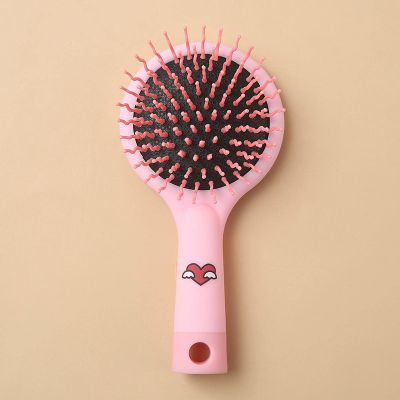 Air Bag Comb, Hair Mirror, Comb, Plastic Air Cushion Massage Comb, Travel, Portable Smooth Hairdress, Hairdress, Curly Hair, Comb with Mirror
