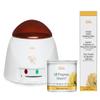 GiGi All Purpose Honee Soft Wax 14 oz, Multi-Purpose Wax Warmer and Large Natural Muslin Epilating Strips, 100 ct view 1