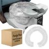 200 pcs PrettyClaw Disposable Spa Chair Liners Elastic Bags for Pedicure and Foot Massage Fits Most Salon Chair Tubs Clear view 1