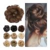 Hair Bun Chignon Fake Wave Curly Hair Bun Extensions, Messy Curly Ponytail Hairpiece Synthetic Elastic Hair Band Scrunchy Hair Bun Ponytail Extensions for Women Hair Bun Extensions ( Color : 2AT33 ) view 1