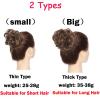 Hair Bun Chignon Fake Wave Curly Hair Bun Extensions, Messy Curly Ponytail Hairpiece Synthetic Elastic Hair Band Scrunchy Hair Bun Ponytail Extensions for Women Hair Bun Extensions ( Color : 2AT33 ) view 3