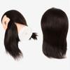 100% Real Hair Male Mannequin Head with Hair Beard for Hairdressers Salon Hairdressing Male Training Heads for Cutting view 3