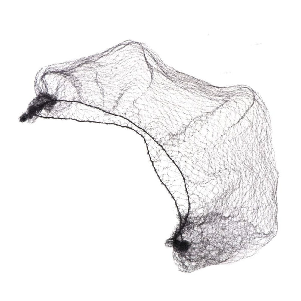 100 PCS 28 Inch Invisible Hair Nets Bun Cover Elastic Edge Mesh Hairnet Stretch Cap For Hair Bun Making, Sleeping, & Kitchen Food Service