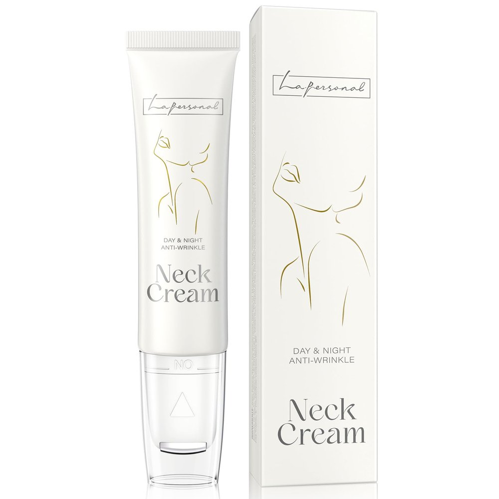 LA. PERSONAL Neck Cream, Neck Serum Moisturizer for Sagging Skin, Fine lines, Dcollet with Lift Cooling Roller -2.14 OZ/60G