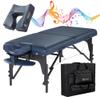 Master Massage Music 31" Montclair Pro Portable Massage Table Package, Memory Foam Cushioning, Reiki Panels, Shiatsu Cable Release- Tattoo Table, Spa Bed, Facial Bed view 1