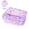 Vipdeal Kids Hanging Toiletry Bag for Girls, Travel Toiletry Bag for Little Young Girls Cosmetic Makeup Waterproof Wash Bag Toddler Traveling Toiletries, Unicorn Purple view 4