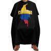 Colombia Flags Barber Cape for Adults Professional Salon Hair Cutting Cape Hairdresser Apron view 1