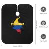 Colombia Flags Barber Cape for Adults Professional Salon Hair Cutting Cape Hairdresser Apron view 2