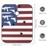 American Flag Guns and Bullet Holes Barber Cape for Adults Professional Salon Hair Cutting Cape Hairdresser Apron view 2