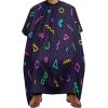 80s 90s Memphis Shape Barber Cape for Adults Professional Salon Hair Cutting Cape Hairdresser Apron view 1