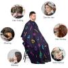 80s 90s Memphis Shape Barber Cape for Adults Professional Salon Hair Cutting Cape Hairdresser Apron view 3