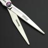 6 Inch/7/7.5/8/9 Inch sharonds Personalized Hair Scissors Cool Black Salon Hair Styling Barber Scissors Stainless Steel Barber Tool (7 inch 2pc-B) view 4