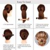 2pcs Women's Hair Bun Maker French Twist Hair Fold Wrap Snap, Donut Ballet Bun Tool for Women and Kids view 4