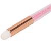 5pcs Glitter Crystal Lip Brush, Lip Smudge Brush, Professional Eye Shadow Brush for Under Eye Concealer, Soft Lip Brush for Travel, Round Head Portable Fiber Wool Lash Brush for Makeup view 2