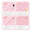 THikk Portable Foldable Cotton Puff, Powder Puff, Makeup Brush Folding Bowl, Drying mesh Bag Tool Cleaning, Storage Set view 4