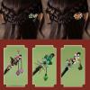 REDBMX Wooden Hair Stick Chinese Style Winding Flower Hairpin with Tassel Classical Elegant Lady Hair Clip Hair Accessories view 2