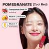I DEW CARE Lip Gloss - Glow Easy Pomegranate | Jojoba Seed Oil, Vitamin C, Pigmented Glossy Stain, Hydrating, Korean Makeup, Pink Color, Moisturizing, Nourishing Crystal, 0.20 FL Oz view 4