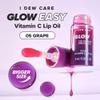 I DEW CARE Lip Gloss - Glow Easy Grape | Jojoba Seed Oil, Vitamin C, Pigmented Glossy Stain, Hydrating, Korean Makeup, Pink Color, Moisturizing, Nourishing Crystal, 0.20 FL Oz view 2