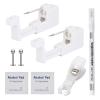 Qmcandy 2pcs Safety Painless Disposable Piercing Gun for Self Lip Piercing Kit Tool with Lip Rings view 1