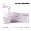 Qmcandy 2pcs Safety Painless Disposable Piercing Gun for Self Lip Piercing Kit Tool with Lip Rings view 4