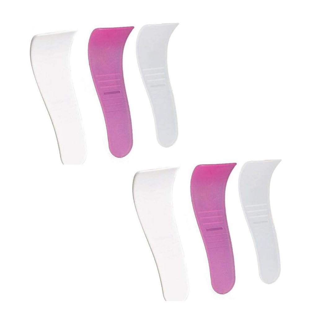 6 Pcs Random Color Portable Hair Wax Cleansing Spatulas Hair Waxing Removal Beauty Tools Non-Stick Wax Hair Removal Applicator Reusable Scraper Hard Sticks,Hair Removal Waxing Spatulas
