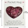 2 PCS Green Pocket Hug Heart 2023 New Mini Cute Pocket Hug Decoration Special Encourage Birthday Wedding Party Valentines Gift Decoration,Gifts for Girlfriend, Boyfriend, Makeup Blenders and Sponges view 2