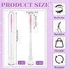 200 Pieces Mascara Wand Tube Set 100 Pcs Lash Spoolies for Eyelash Extensions 100 Pcs Diamond Empty Mascara Brush Disposable Colorful Eyebrow Applicator Makeup Tool (Bright) view 2