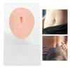 LUCKDANO Piercing Practice Model Soft Silicone Piercing Body Model with Display Rack for Eyebrow, Nose, Lip, Tongue, Navel, Ear, Jewelry Display (Light Skin Color) view 4