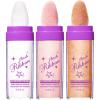 FOMIYES 3pcs Highlighter Powder for Face Body and Hair Shimmering Patting Powder Pearl Pink and Golden Brown for Skin Tones Easy to Apply Glitter Makeup view 1