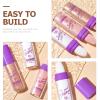 FOMIYES 3pcs Highlighter Powder for Face Body and Hair Shimmering Patting Powder Pearl Pink and Golden Brown for Skin Tones Easy to Apply Glitter Makeup view 2