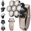 Electric Head Shaver Bald Men - 7D Magnetic Face Heads Shavers Hair Clippers Wet Dry Shaving Kit for Men Gift Set Waterproof Razor Rotary Blade Beard Nose Trimmer, USB Type-C Rechargeable LED Display view 1
