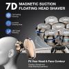 Electric Head Shaver Bald Men - 7D Magnetic Face Heads Shavers Hair Clippers Wet Dry Shaving Kit for Men Gift Set Waterproof Razor Rotary Blade Beard Nose Trimmer, USB Type-C Rechargeable LED Display view 3