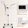 Professional Facial Steamer with 5X Magnifying Lamp, 2 in 1 Facial Steamer Upgrade PTC Heating, Esthetician Steamer Black Face Steamer for Salon Spa Beauty Skin Care (White) view 2