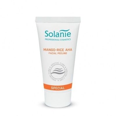 Solanie Aloe Ginkgo MADE IN EUROPE (Facial Peeling Cream 30ml) (Mango-Rice)