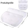Bath Pillow, Bathtub Pillow Bath Pillow Bath Pillow for Head Neck and Shoulder Support, 3D Luxury Spa Bathtub Pillow with 6 Non Slip Suction Cups Fits All Bathtub Bath Cushion view 4