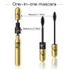 2 in 1 Double Black 4D tubing Mascara Volume and Length Silk Fiber Lash Liquid Extension 5X Longer, Smudge Proof Waterproof and Sweat Resistant Fuller Mascara (1pcs) view 4
