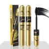 2pcs 2 in 1 Double Black 4D tubing Mascara Volume and Length Silk Fiber Lash Liquid Extension 5X Longer, Smudge Proof Waterproof and Sweat Resistant Fuller Mascara (2pcs) view 1