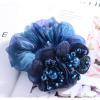 2pcs Lace Hair Bow Hair Yarn Silk Flower Headdress Elastique Cheveux Fille Fantaisie Tie Simple Hair Accessories For Women (Color : 15) view 3