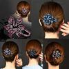 HXSCOO Female Colorful Flower Hollow Heart Hair Clip Barrette Hair Accessories Women Fashion Rhinestone Hairpin Headwear (Color : 9614b) view 3