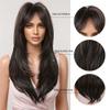 WUODHTW Long straight Wigs Wigs for Women Natural Looking Synthetic Wig with Long Bangs,Women Natural Synthetic Wig for Daily use Festival Cosplay Halloween Party view 2