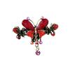 1Pc Retro Rhinestone Flower Hair Clips Elegant Women Barrettes Hairclips Hairpins Beauty Hair Barrette Hairgrip Hair Accessories (Color : P4) view 4