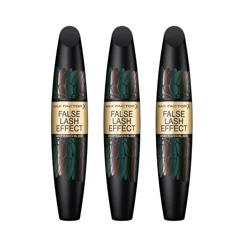 3 x Max Factor False Lash Effect Mascara - Deep Raven Black