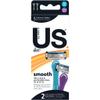 BIC Us. 5-Blade Unisex Disposable Razors For Men and Women, Lubrication Strip For a Smooth, Close Shave, 2-Count view 1