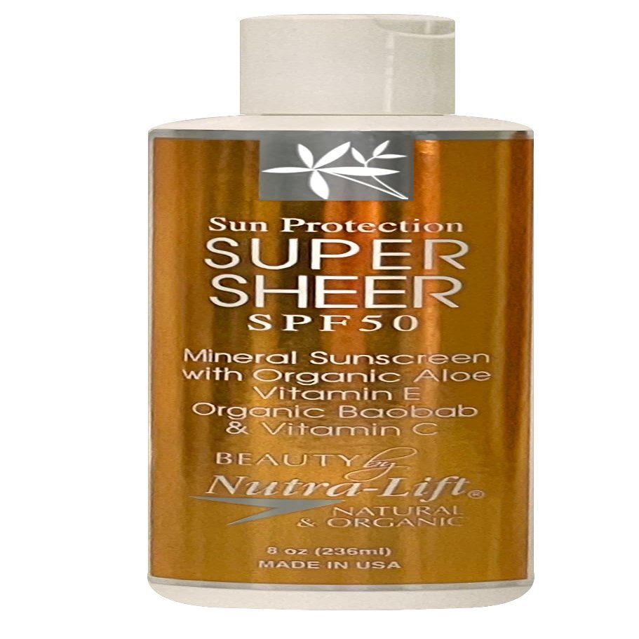 Nutra-Lift SUPER SHEER SPF50 mineral sun screen