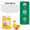 1 Gallon USDA Organic Cold Pressed Unrefined Apricot Kernel Oil view 2