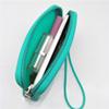 Silicone Small Makeup Bag Pouch for Purse, Travel Toiletry Bag Cute Portable Cosmetic Bag Waterproof Makeup Storage Bag Mini Zipper Clutch Makeup Organizer for Makeup, Beauty Tools (Small Green) view 3