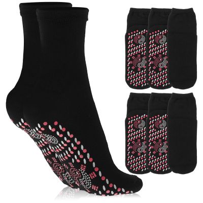 FOMIYES 4 Pairs of Winter Thermal Socks Warm Foot Socks Anti-Freezing Breathable Foot Warmer for Women Men