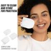 Facial Mitts: 9 pcs Facial Cleaning Gloves Makeup Removal Puff Reusable Cosmetic Cleansing Pads Thickened Washable Face Cloths view 2